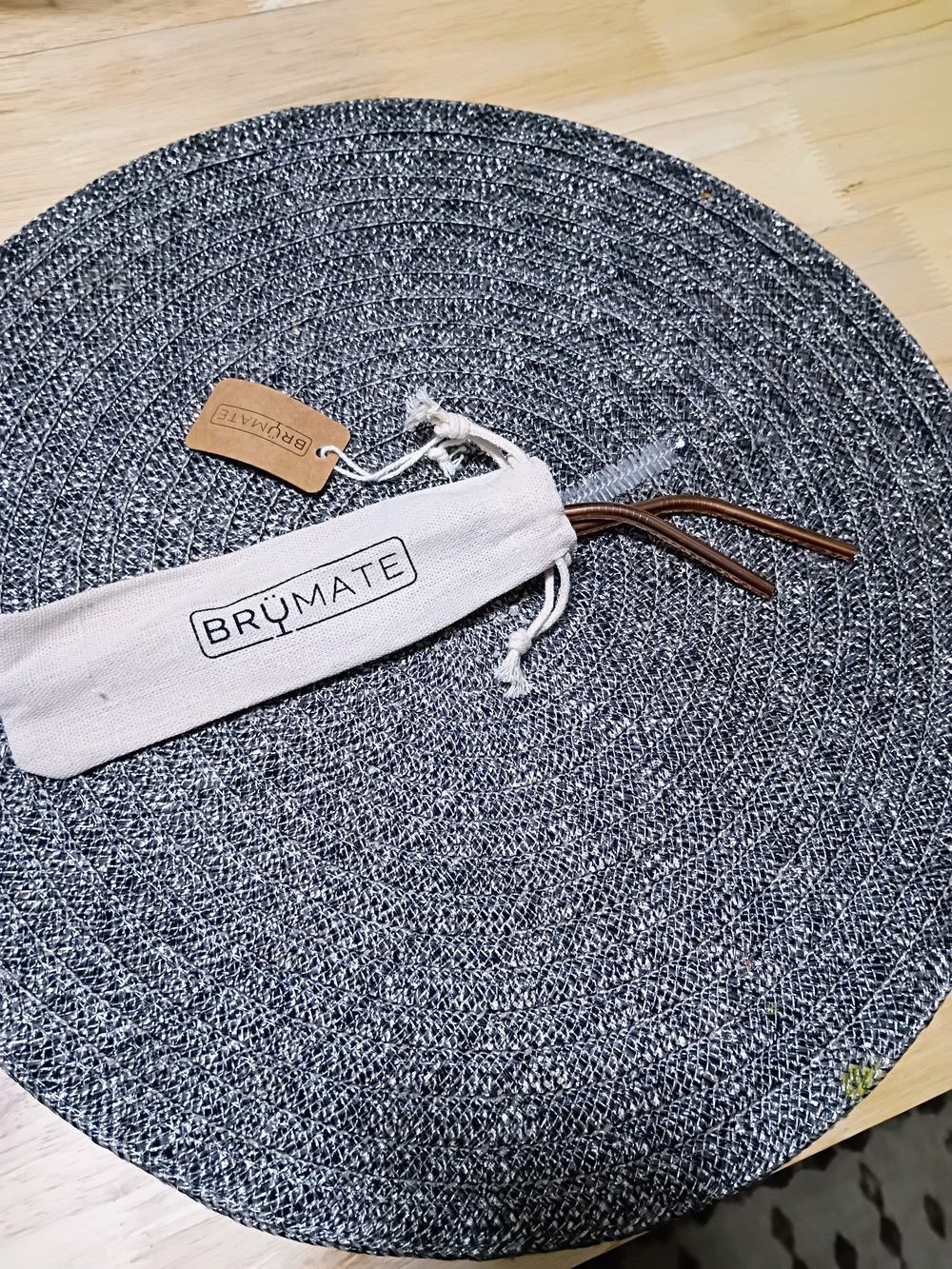 BrüMate Cream Drawstring Bottle Sleeve - Brumate - Picture 3 of 4